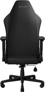Razer Iskur V2 X NewGen Ergonomic Gaming Chair: Gen-2 EPU Leather with Cooltouch - Lumbar Support - Ultra-Wide Base - Foam Cushions - Adjustable 152 Degree Recline - 2D Armrests - Black/Green