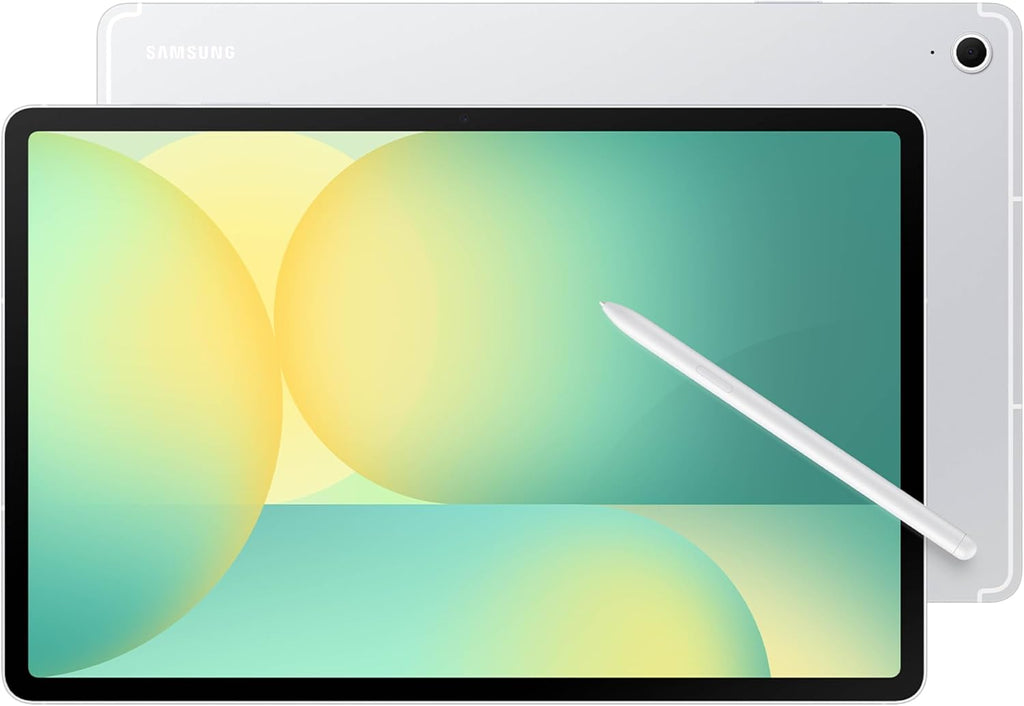 Samsung Galaxy Tab S10 FE 128GB WiFi Android Tablet  Large Display  Long Battery Life  Exynos 1580 Processor  IP68 Water-Resistant  90 Hz Refresh  S Pen for Note-Taking  US Version  Silver