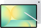Samsung Galaxy Tab S10 FE 128GB WiFi Android Tablet  Large Display  Long Battery Life  Exynos 1580 Processor  IP68 Water-Resistant  90 Hz Refresh  S Pen for Note-Taking  US Version  Silver
