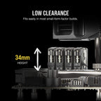Corsair Vengeance LPX DDR4 RAM 16GB (2x8GB) 3200MHz CL16-18-18-36 1.35V Intel AMD Desktop Computer Memory - Black (CMK16GX4M2B3200C16)