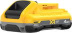 DEWALT 20V MAX Battery XR POWERPACK™ 4Ah Lithium Ion, 50% More Power, Dewalt Battery Compatible with 20V MAX Tools (DCB2104)