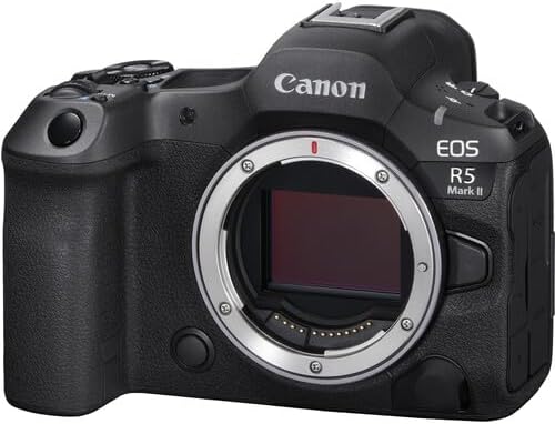 Canon EOS R5 Mark II Mirrorless Camera | 45MP Full Frame Sensor 8K Video Recording | Advanced IBIS Autofocus for Professional Creators (6536C002) + Canon RF 70-200mm Lens + Adapter EF-EOS R + More