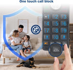 VTech IS8128-41 Super Long Range 4-Handset DECT 6.0 Cordless Phone for Home with Answering Machine, 2300 ft Range, Call Blocking, Bluetooth Connect to Cell, Intercom