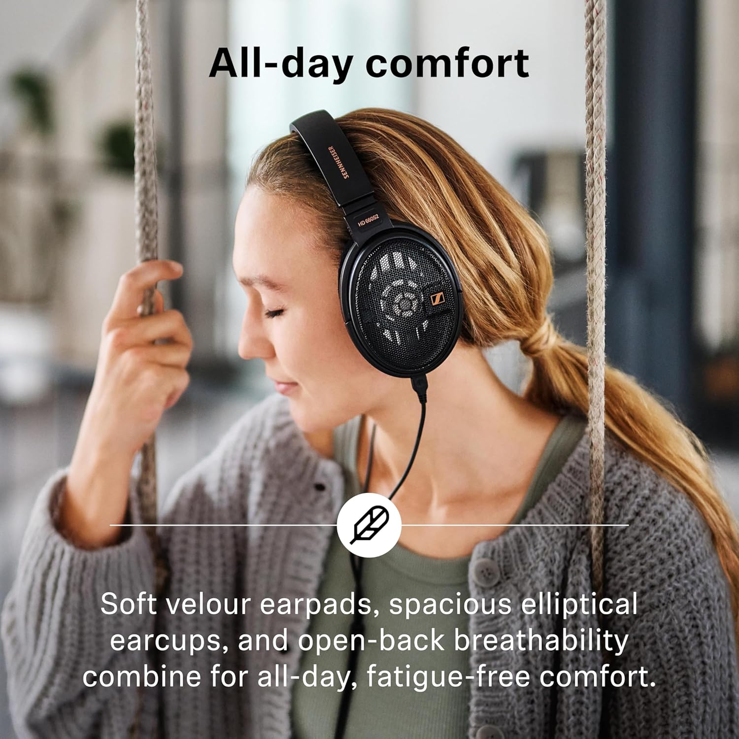 Sennheiser HD 660S2 - Audiophile Open-Back Over Ear Headphones with Deep Bass Extension and Refined Acoustic Performance  Over-Ear Headphones for PC  Music  Gaming  Podcasts  Premium Black