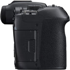 Canon EOS R7 Mirrorless Camera with 18-150mm Lens | Speed  Precision  and Versatility for Hybrid Creators (5137C009) + 64GB Memory Card + Canon Shoulder Bag