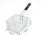 Electric Deep Fryer w/ 2 Baskets and Lids, 5000W 21.8L Electric Fryer Stainless Steel Temperature Control, Commercial Deep Fryer, Countertop Kitchen Frying Machine Fried Chicken Sausages 22.8QT