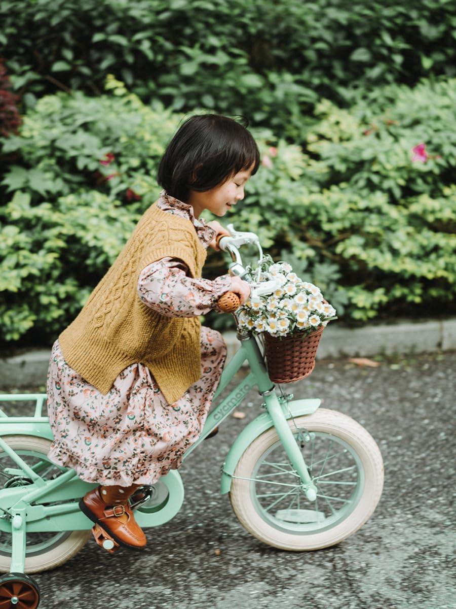 JOYSTAR Girls Bike for 2-12 Years Old Toddlers and Kids, 12" 14" 16" 18“ 20" Retro Style Kids Bike with Training Wheels, 18 20 Inch Children Bicycle with Kickstand