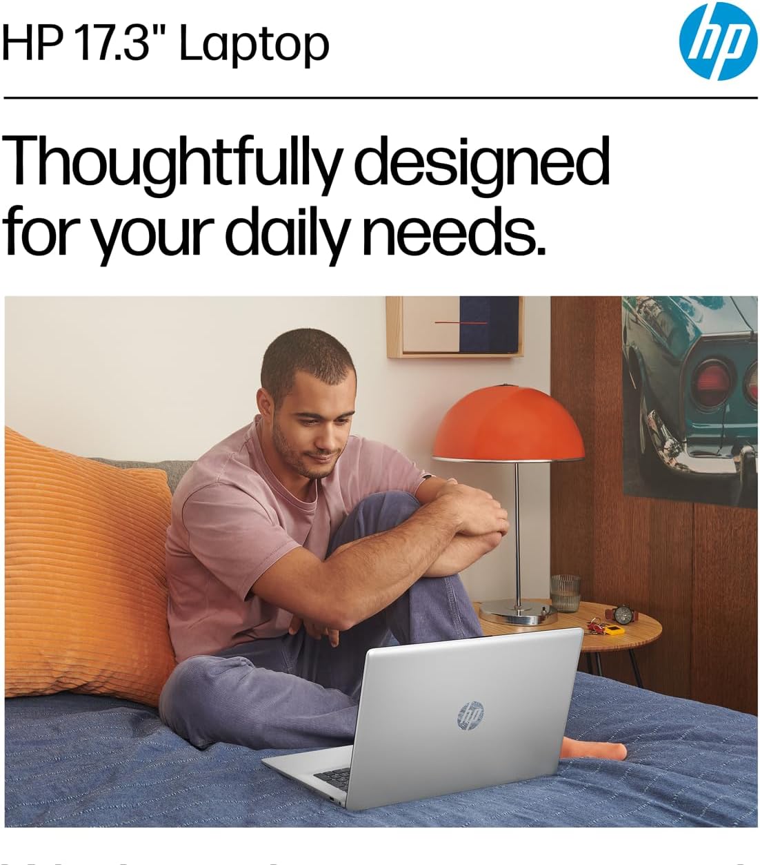 HP 17.3 inch Laptop w/Bluetooth Mouse (17.3" FHD Anti-Glare  AMD Ryzen 5 (> Intel i7-1165G7)  16GB RAM  512GB SSD) for Business  Home  Student  Long Battery Life  Webcam  Fast Charge  Win 11 Home