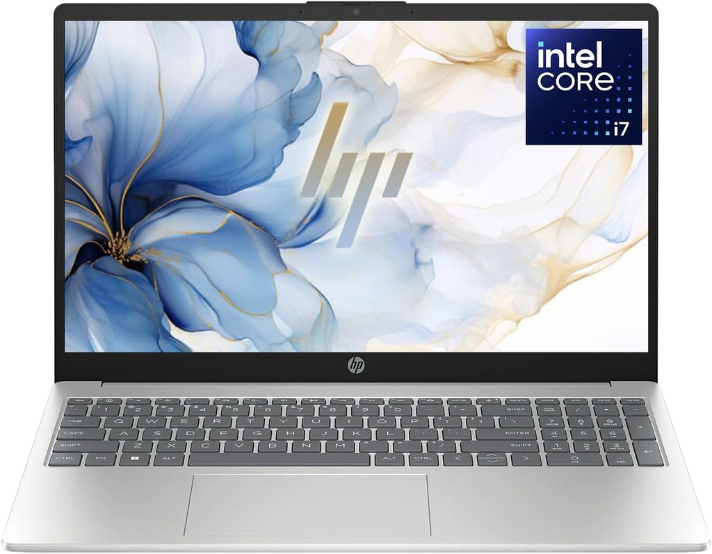 HP New 2026 Edition Core i7 15.6" Laptop | Intel High-Performance Core i7-1255U up to 4.7GHz | 24GB RAM - 512GB PCIe SSD | Webcam | FHD | Long Battery Life | Windows 11 | Business & Academic