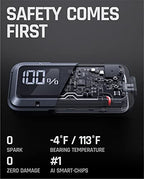 Alpha85 Jump Starter 2000 Amp 20000mAh Car Starter for up to 8.5L Gas and 6L Diesel Engines
