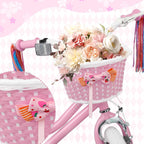 Glaf Kids Toddler Bike 12 14 16 20 Inch Girls Bike with Training Wheels Age 2-12 Years Old Toddler Girls Bike with Basket and Doll Seat Adjustable Seat