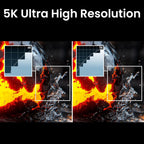BenQ PD2730S 27" 5K 218 PPI Mac Monitor  90W Thunderbolt 4  98% P3  Uniformity  2000:1 Contrast  Nano Matte Panel  Daisy Chain  KVM  Height Adjustable  for 3D Artists  VFX Animators  Game Designers