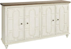 Signature Design by Ashley Roranville French Country Accent Cabinet or Server, White