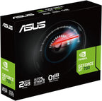 ASUS NVIDIA GeForce GT 730 Graphics Card (PCIe 2.0, 2GB GDDR5 Memory, 4X HDMI Ports, Single-Slot Design, Passive Cooling)