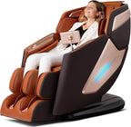 4D Massage Chair  Full Body Massage Chair  Zero Gravity Recliner w/ Intelligent Voice Control  53.14" SL Track  Electric Calfrest Extension  12 Auto Modes  USB Type-C  Bluetooth Speaker  TFT Screen