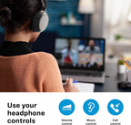 Sennheiser ACCENTUM Wireless Bluetooth Headphones - 50-Hour Battery Life  Audio  Hybrid Noise Cancelling (ANC)  All-Day Comfort and Clear Voice Pick-up for Calls  Black/Copper