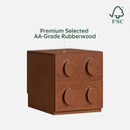 91.2''L Solid Wood TV Stand with Drawer, 4 Pcs Stackable Mid-Century Modern End Table Multifunctional TV Console Small Entertainment Center with Storage Cabinets for Bedroom Living Room