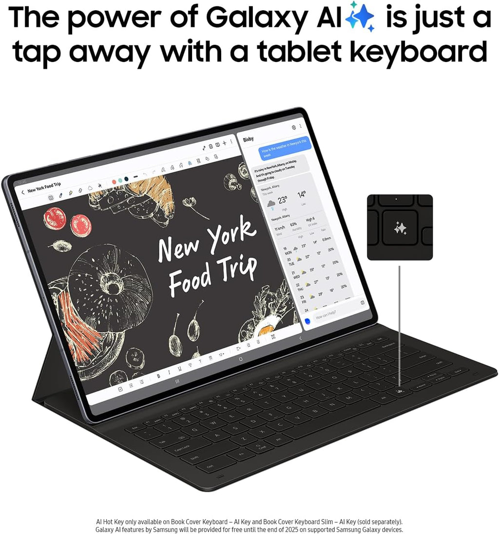 Samsung Galaxy Tab S10+ Plus 12.4” 256GB Android Tablet  Galaxy AI Tools  Circle to Search  AMOLED 2X Display  Long Battery Life  Durable Design  S Pen for Note-Taking  US Version  Moonstone Gray