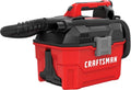 CRAFTSMAN V20 Cordless Vacuum Cleaner, Shop Vac Wet/Dry, 2 Gallon, 7ft Hose, Bare Tool Only (CMCV002B)
