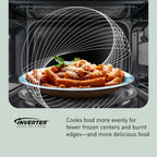 Panasonic NN-SN67K Microwave Oven, 1.2 cu.ft, Stainless Steel/Silver