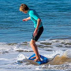 Wavestorm Foam Skimboard 48" | Skimboard for Beginners and All Skimming, Surfing and Bodyboard Levels, Blue Skimboar