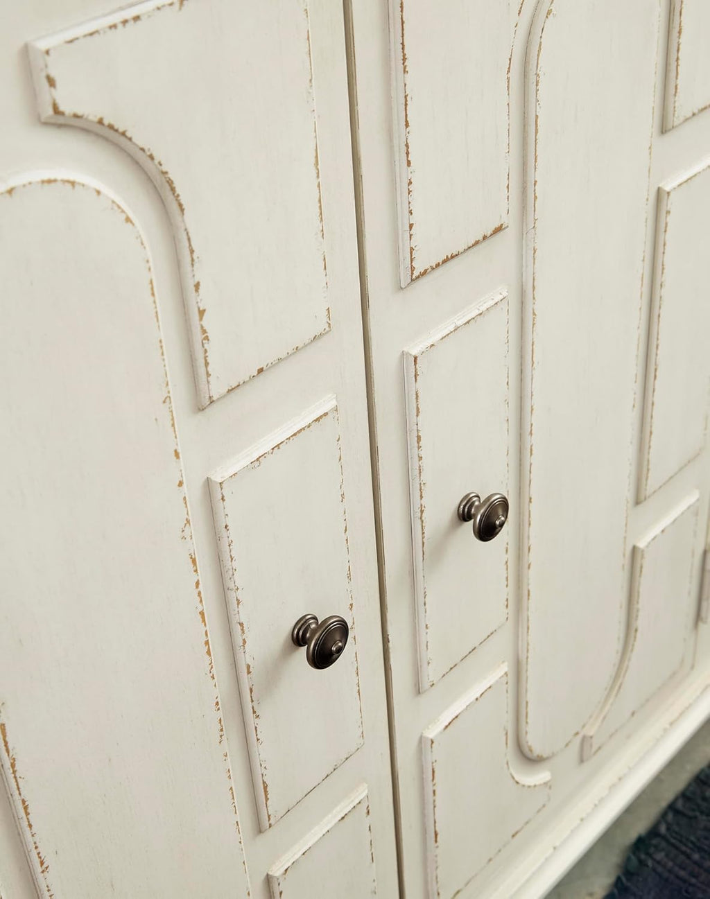 Signature Design by Ashley Roranville French Country Accent Cabinet or Server, White