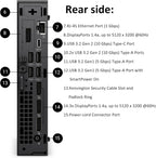 Dell Pro Micro Plus Mini PC (Next Gen OptiPlex 7000 MFF)  Bussiness Desktop Computer AI PC  Intel 14-Core Ultra 5 235T (Beat i7-13700T)  16GB DDR5  512GB SSD  WiFi 6  Bluetooth  4X DP  Windows 11 Pro