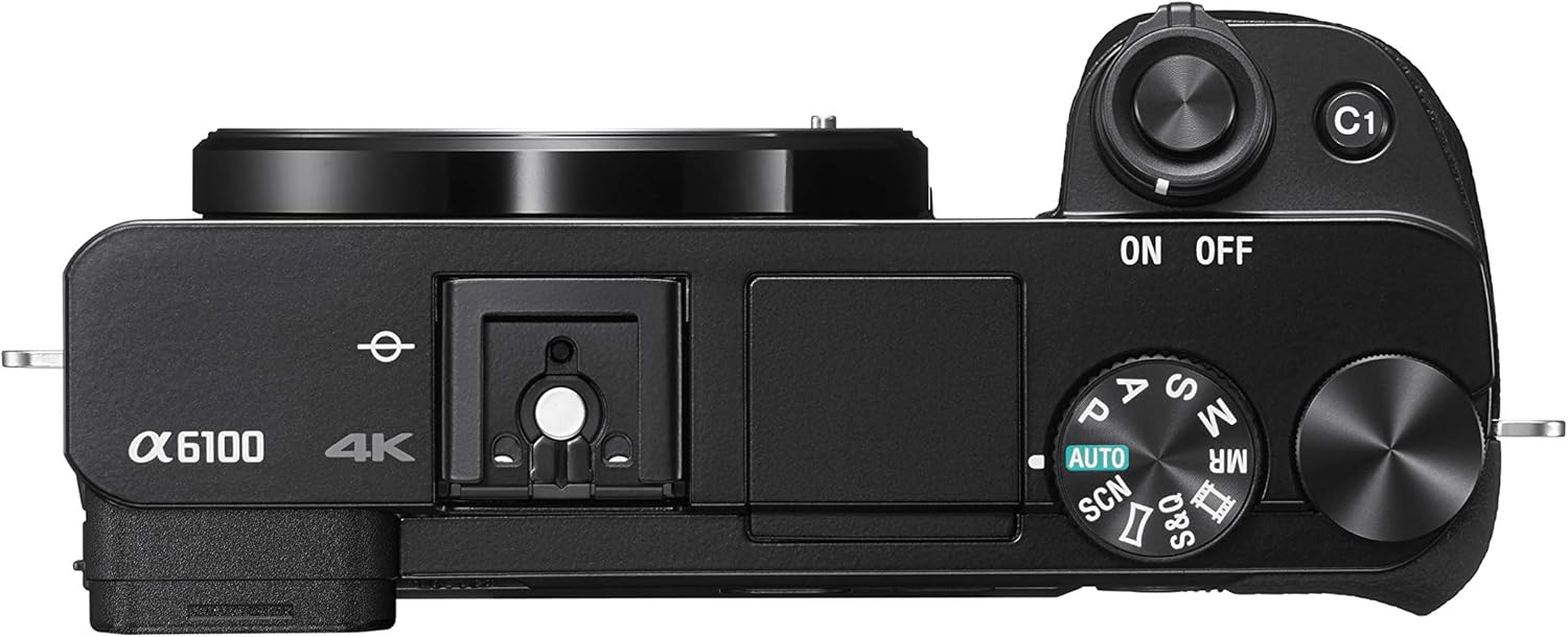Sony ILCE6100KB Alpha 6100 Mirrorless 4K Video Camera with E PZ 16-50mm Lens - Black