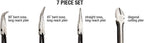 SUNEX TOOLS 3613V 7-Piece Long Reach Pliers Set