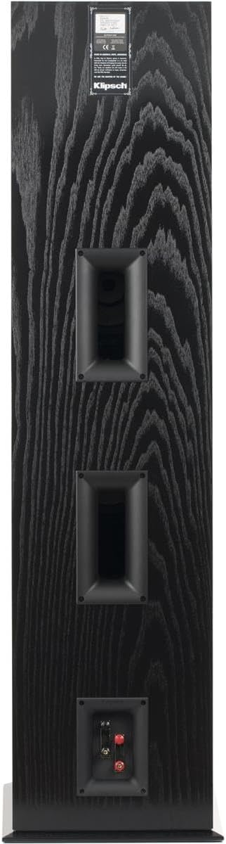 Klipsch RF-7 III Black Ash Wood Furniture Made Floorstanding Speaker Pair with a RC-64 III Black Ash Wood Furniture Made Center Channel Speaker and a R-120SW Subwoofer (2017)