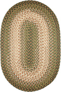 Super Area Rugs Oval 5X8 Herb Garden Braided Rug Hartford Primitive Decor Carpet - Indoor Outdoor - 5' X 8' for Living Rooms & Bedrooms