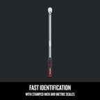 CRAFTSMAN Torque Wrench, 1/2" Drive, 50-250 FT-LB (CMMT99434)