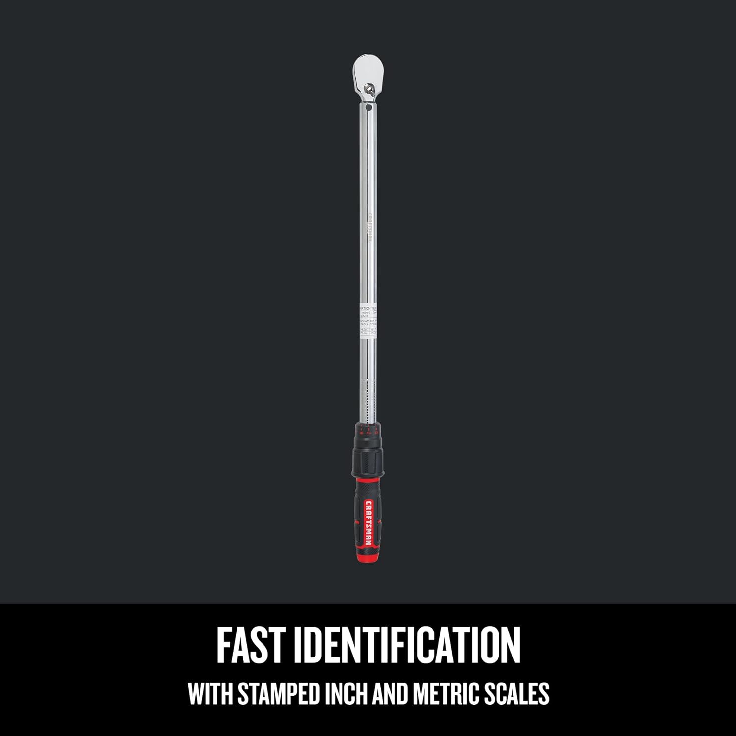 CRAFTSMAN Torque Wrench, 1/2" Drive, 50-250 FT-LB (CMMT99434)