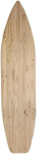 Handmade 4 foot pine wood surfboard wall art unfinished do it yourself option unique gift 3/4" thick