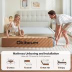King Size Mattress 12 Inch Medium Firm King Matress Hybrid Memory Foam Individual Pocket Springs Pressure Relief & Motion Isolation Mattresses in a Box