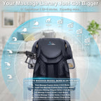 MassaMAX MT339 4D Massage Chair  Full Body Recliner with Auto Footrest  Zero Gravity  OTA Cloud Tech  SL Track  Deep Yoga Stretch  27 Modes  APP  AI Control  and Heating (Magic Black)
