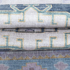 Fame Living Washable Area Rug. Modern Farmhouse. Vintage. Turkish. Bohemian. Distressed. Oriental. Traditional. Rugs for Living Room. Dining. Bedroom. Office. Entryway. Foyer. (856PBl, 9'5" x 14')