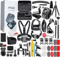 GoPro MAX 360 (2025) HD Video Waterproof Action Camera - with 50 Piece Accessory Kit | Dual-Lens 5.6K Spherical Video  1/4-20 Mounting System Vlogging and VR Content Creation