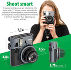 Fujifilm Instax Mini 41 Instant Film Camera Black + 20 Instax Instant Film Prints Bundle
