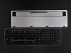 CLVX 1 Windows | Touch On Keys & Gestures AI Keyboard | Bluetooth & USB-C | Low Profile Silent Scissor Keys | Interactive RGB | Aluminum Chassis | Compatible with Windows/Linux/Android