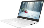HP 14" Business Laptop Computer with Microsoft Office 365  Intel Quad-Core Processor  64GB eMMC  4GB RAM  Windows 11 Laptop  PLUSERA Earphones  White