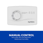 AprilAire 700M Whole-House Fan Powered Humidifier, Manual Control, Large Capacity, Up to 5,300 Sq. Ft., 18GPD, Gray