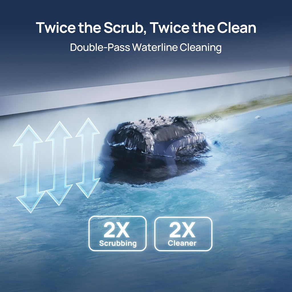 (2025 Upgrade) Beatbot AquaSense 2 Cordless Robotic Pool Vacuum Cleaner  Smart Surface Parking  Double-Pass Waterline Scrubbing  Cleans Floor  Walls and Waterline