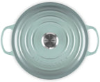 Le Creuset Enameled Cast Iron Signature Deep Round Oven, 6.5 qt., Sea Salt