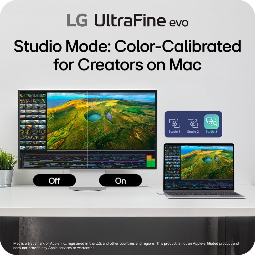 LG 32U990A-S 32-Inch Ultrafine 6K (6144 x 3456) Nano IPS Black Thunderbolt 5 Professional Monitor  60Hz  DisplayHDR 600  Speakers  HDMI 2.1  DisplayPort 2.1  USB-C  Tilt/Height/Pivot Stand  Silver