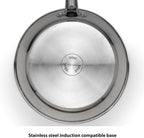 T-fal Performa Stainless Steel Cookware Set 12 Piece Induction Oven Broiler Safe 500F Pots and Pans, Dishwasher Safe Silver
