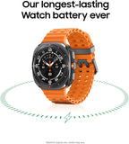 SAMSUNG Galaxy Watch Ultra 47mm LTE AI Smartwatch w/Energy Score  Wellness Tips  Heart Rate Tracking  Sleep Monitor  Fitness Tracker  GPS  2024 Titanium Gray (Renewed)