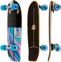 Flow Surf Skates Cruiser - 29"x10" 7-Ply North American Maple Deck, Carving Truck, Fully Assembled, Supports up to 275 lbs for Surf-Like Carving