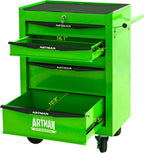5 Drawer Rolling Tool Cart on Wheels,Multifunctional Mobile Metal Tool Chest,Drawers Rolling Trolley Organizer Tool Storage Box for Repair Shop,Warehouse,Garage,Workshop(5 Drawers-30.5"H-Green)