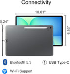 Samsung Galaxy Tab S10 FE Android Tablet (10.9" 2K+ Touchscreen  8-Core  8GB RAM  256GB Storage (128GB+128GB SD Card))  S Pen  Long Battery Life  Dual Cameras  Lightweight  SM-X520  NA Version  Gray